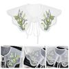 Embroidered Flower Blouse Collar Faux Collar Shirt False Collar Dress Decorative Collar Shawl Wrap Women Clothing Decors
