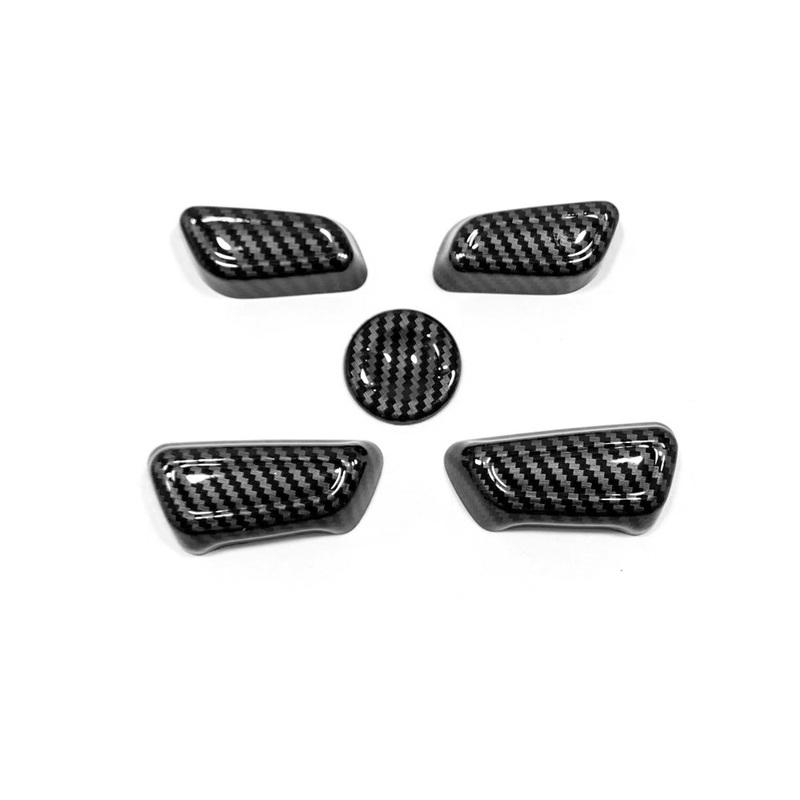 ABS Plastic Seat Adjustment Switch Button Cover Trim Car Interior Accessories Decoration 5Pcs For Toyota Sienna