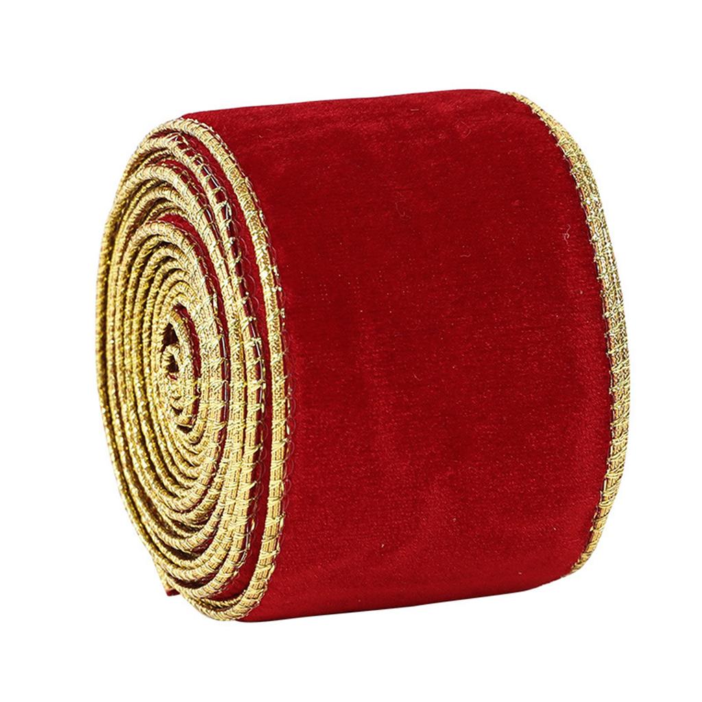 Christmas Irish Velvet Ribbon 1 Roll Handmade Children Adult DIY Crafts