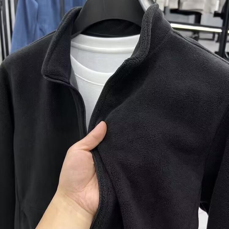 Fleece Jacket for Men's Autumn and Winter Charge Inner Liner Men's Inner Layer for Winter and Autumn and Winter Style Fleece Jacket for Men