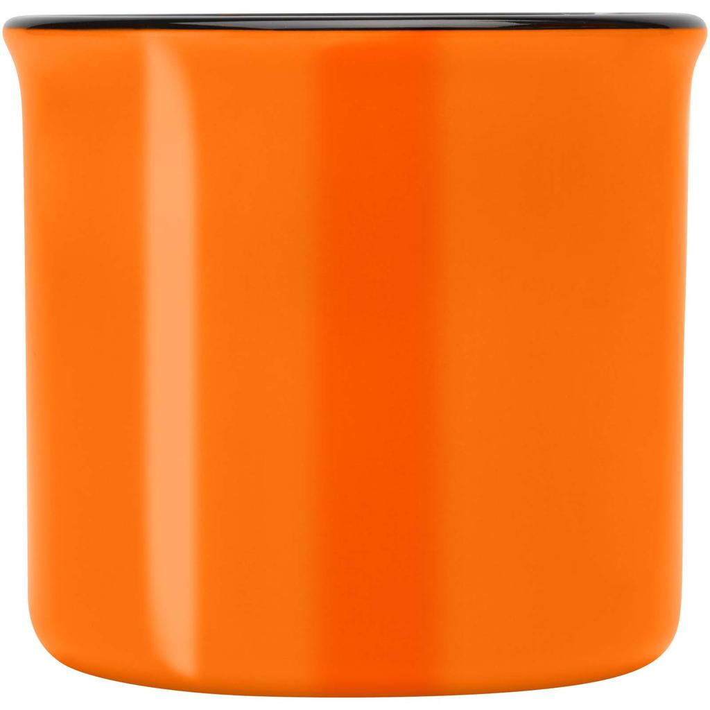 Glass "Bari" 240 Ml Glossy Ceramic Mug Orange