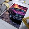 1 alfombra con diseño de coche de carreras genial para dormitorio, sala de estar, mesita de noche, sofá, alfombrilla de suelo, decoración moderna del hogar, alfombra de área, tamaño grande