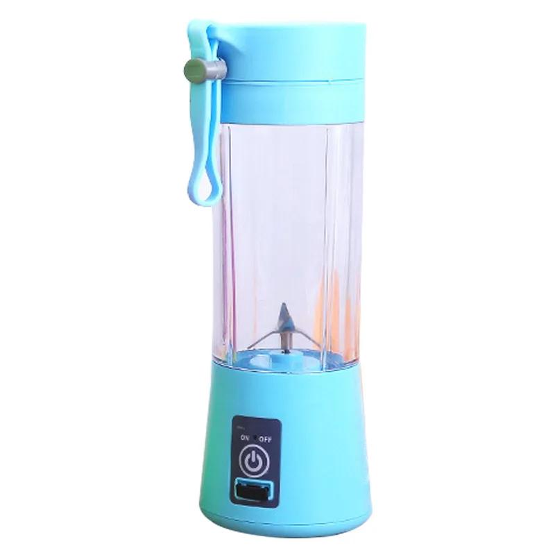 Tragbarer Mini-Mixer mit 380 ml für Shakes und Smoothies, wiederaufladbarer USB-Reise-Fruchtsaftbecher, Hand-Fruchtmixer-Saftbecher
