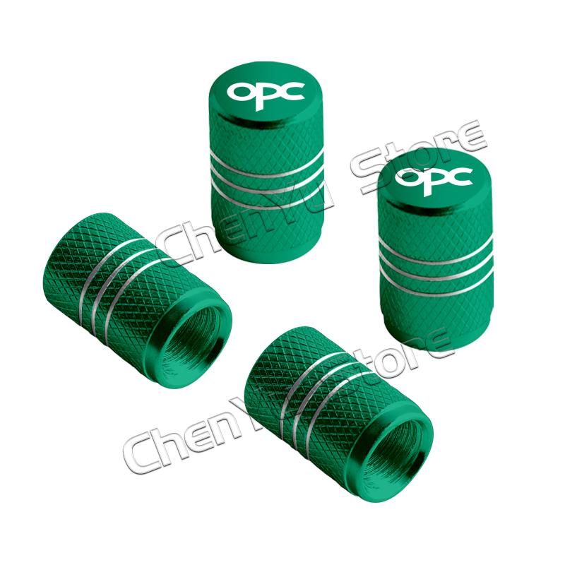 4Pcs OPC Logo Car Metal Wheel Tire Valve Caps Stem Case Dust Cap For Opel Astra Insignia Corsa Rocks Junior Accessories Styling