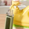 Creative Kitchen Pan Brush Non-Slip Press To Dispense Automatic Liquid Dishwashing Brush Long Handle Press Cleaner