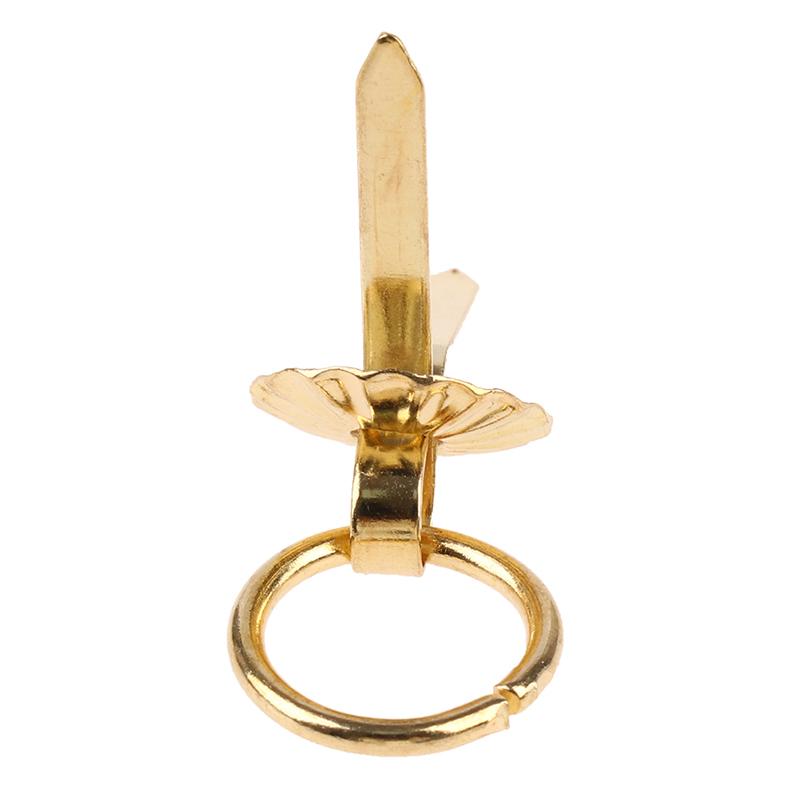 4 Stück 1/12 Beschläge Goldene Metallgriffe Zieht Spielzeug Puppenhaus Miniaturmöbel