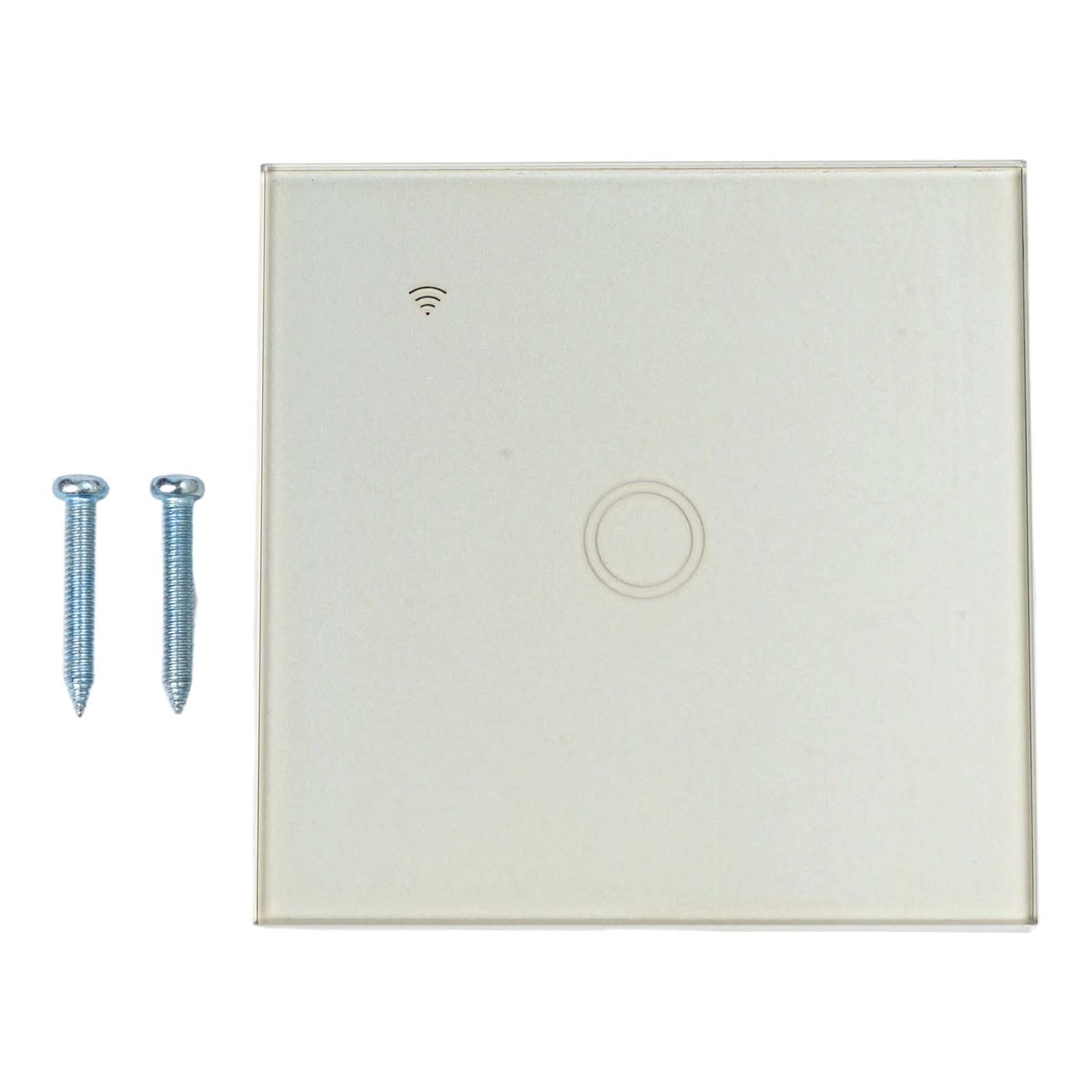 Remote Control Smart Light Switch 1 Gang WiFi Touch Switch with Voice Activation for Home Automation Solutions золотой