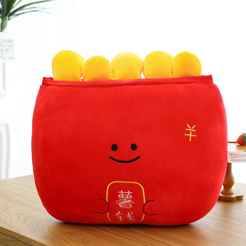 New Hamburg Potato Money Kapibara Pillow Plush Toy Children's Sleeping Pillow Pillow Ugly Capybara