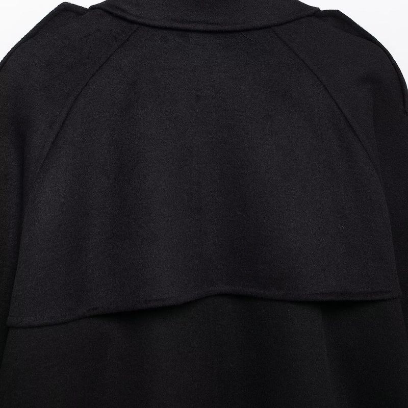 Kaslead New Arrival Women's Fashion Style Stylish Simple and Versatile Blended Short Coat Outwear 8491243