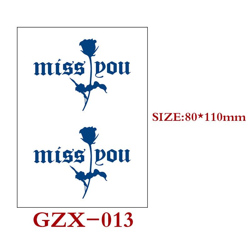 Herbal Semi-Permanent Tattoo Sticker, Semi-Permanent Tattoo Sticker, Waterproof, Sweat-Proof Tattoo