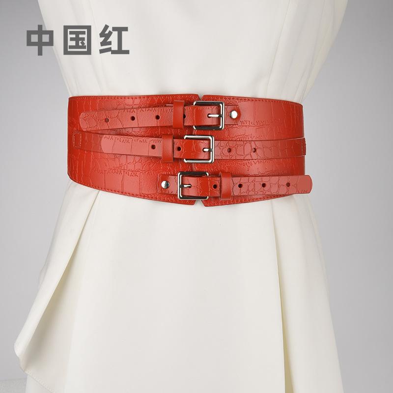 

Персонализированная декоративная резинка на талии, женский внешний эластичный широкий пояс, эластичный пояс для пальто, костюма, юбки, пояс