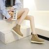 Winter New Thick-soled Velvet Thickened Snow Boots for Women, Large Size Warm Towel, Short Boots, Cotton Shoes for Women