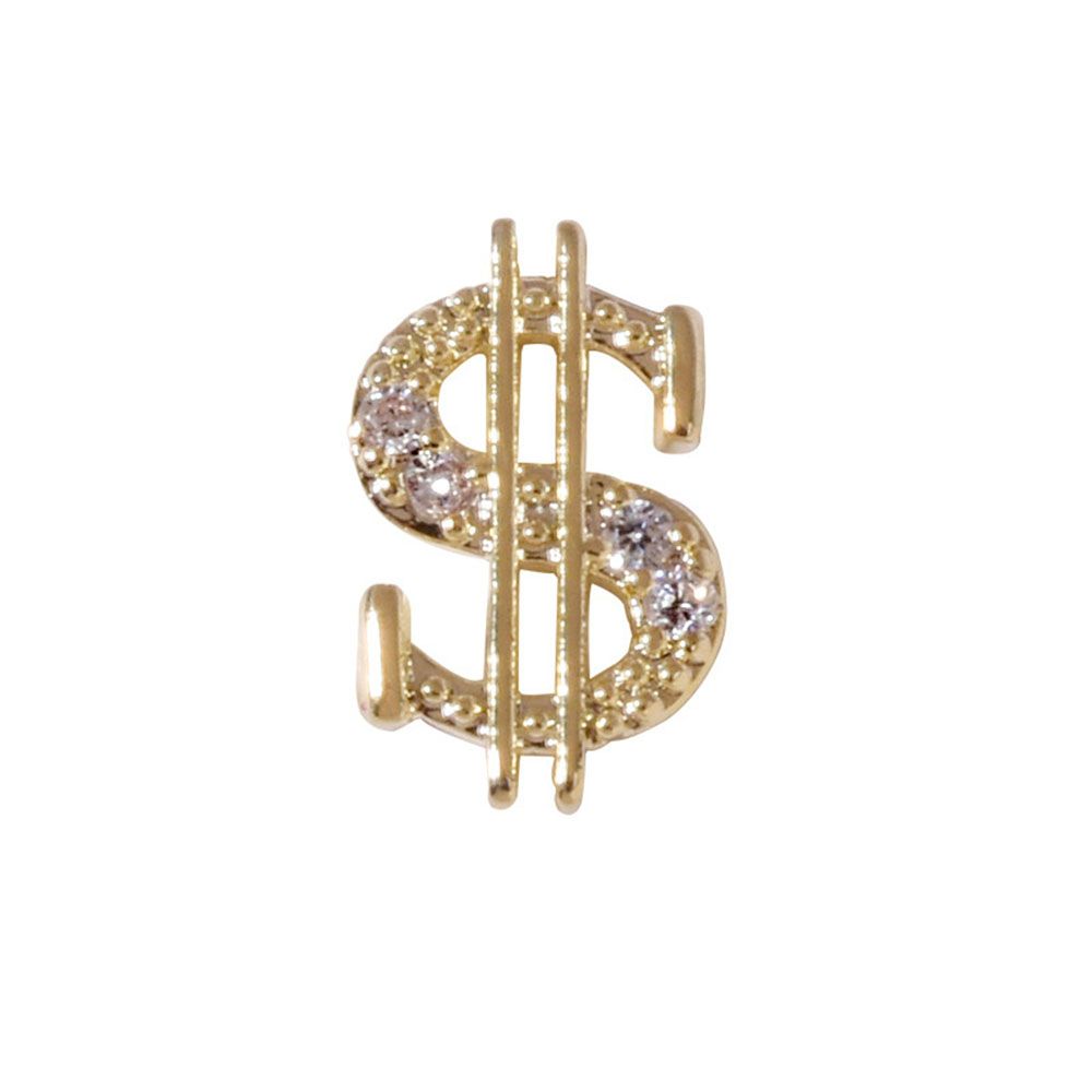 3D Coin Design Charm DIY Nail Jewelry Nail Art Rhinestone Dollar Nail Art Decorations Manicure