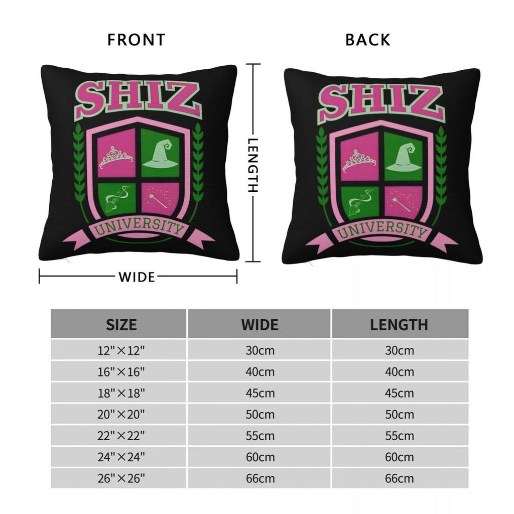 Wicked Elphaba & Glinda Pillow Cases Musical Movie Cushion Cover Vintage Zippered Decorative Pillowcase For Home 45*45Cm