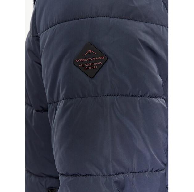 Winter Jacket Volcano J-Lyss M06186-W24, Dark Blue, Standard Fit