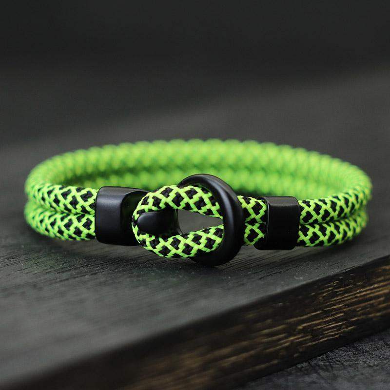 Noter Unique Men Rope Bracelet Double Layer Surf Braclet Homme Accessories Lucky Fabic Braslet Boyfriend Gift Pulsera Roja Joyas