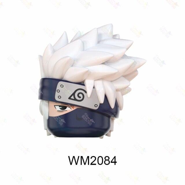 WM Blocks Anime Akční figurka Stavební kostky Cihly Figurky Hlava Vzdělávací hračky pro děti Dárek