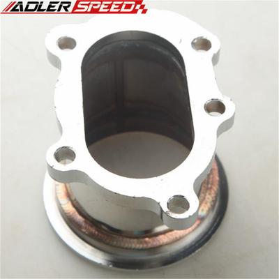 5 Bolt To 3" (76mm) ID V Band Turbo Downpipe Flange Adapter For GT25R GT28R