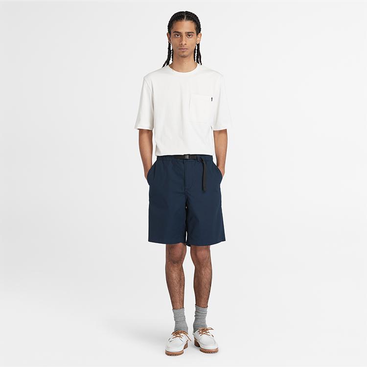 Timberland Ultraviolet Protection Casual Shorts Men Shorts Deep-Sapphire-Blue A6V9A-433