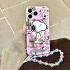 Cute Cartoon Cactus Snoopy Kite Soft TPU Phone Case For iPhone 11 12 13 14 15 16 17 Pro Max Plus Air Funny Snoopy Holder Cover