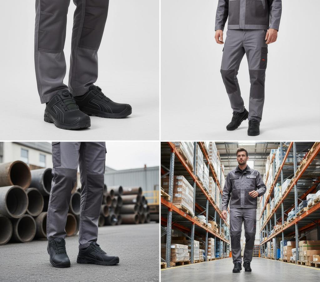 PUMA SAFETY CASCADES DISC LOW - Herren Sicherheitsschuhe S3 Arbeitsschuhe Schwarz 640721 ORIGINAL