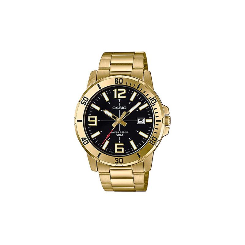 

Casio STANDARD Series Swordfish Water Ghost Heart of the Ocean Quartz Movement Steel Stainless Steel Strap Japanese and Korean Watch MTP-VD01G-1B чёрный