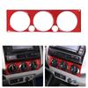Red Carbon Air Conditioner Switch Panel Trim Cover For Toyota Tacoma 2006-2015