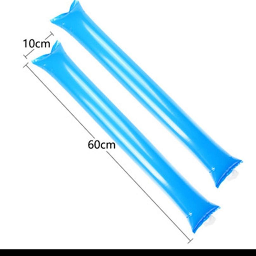 24 szt. Nadmuchiwane Klaskacze Cheersticki Nadmuchiwane Pałki Pałeczki Balonowe Klaskacze Pałeczki do Kibicowania Instrumenty Hałasu Balony Koncertowe Imprezowe