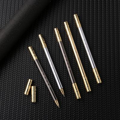 | Stylo Gel Cudgel Doré en Laiton Stylo Bâton du Roi Singe 0,55 mm Cadeau d'Affaires Exécutif Écriture Fluide Fournitures de Bureau École