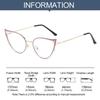 High-definition Anti Blue Light Glasses for Women Fashion Cat Eye Optical Eyewear Trendy Office Blue Rays Blocking Glasses