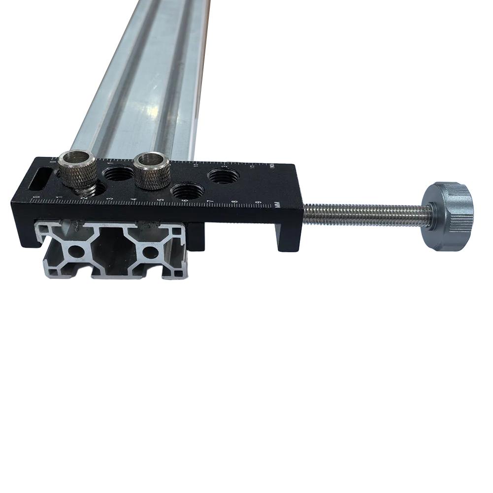 

Aluminum Profile Drilling Jig Set for 20/30/40 Series with Countersink Design for Precise Hole Placement in DIY Projects A