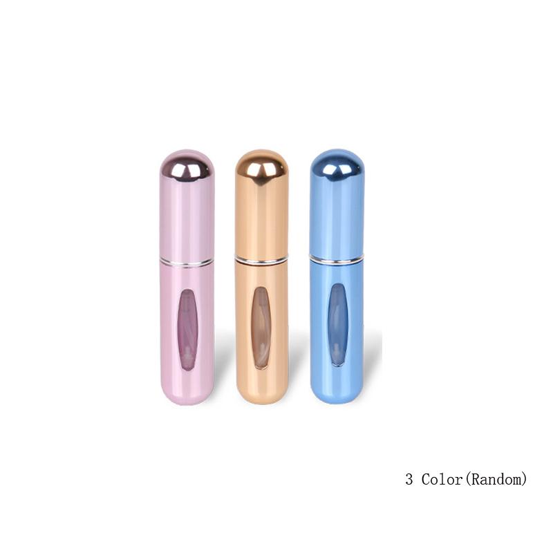 

3/5/10 шт. 5 мл. Заполняемый снизу контейнер для парфюмерной жидкости, дозатор для косметики, распылитель для духов, портативный флакон прессового типа