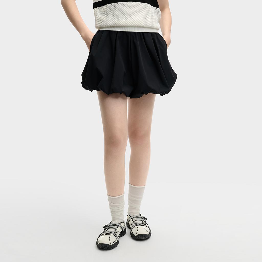 New FILA ORIGINALE Casual Shorts Women's Jet Black F11W529809FBK