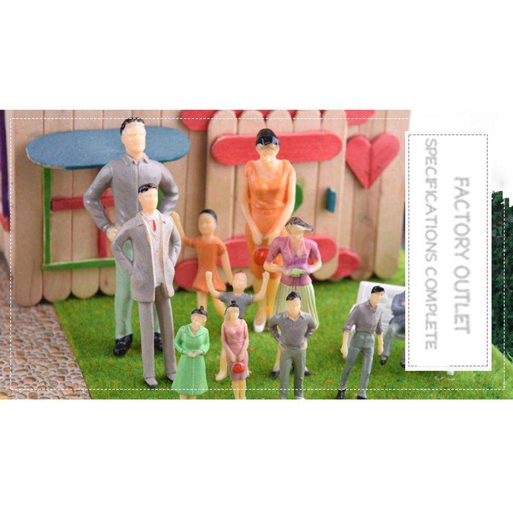 1:25/1:30/1:50/1:75 קנה מידה נוסעים דגם דמות DIY אנשים מפלסטיק דגם קנה מידה דמויות אנשים