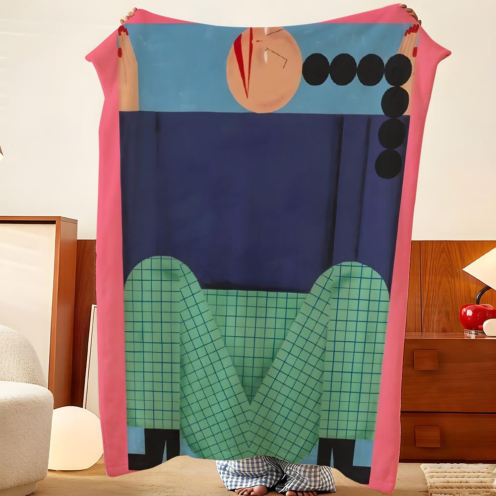 Artist S-Stefhany Y-YLozano Throw Flannel Throw Blanket, Lightweight Cozy, Durable Washable cute Cool