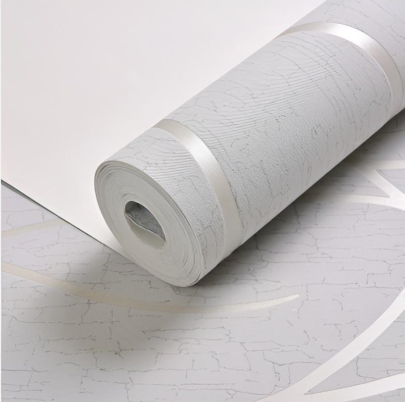 9.5M 3D Non-woven Wallpaper European Style Modern  Stripe Thickened Wall Paper for Bedroom Living Room Background Room Decor