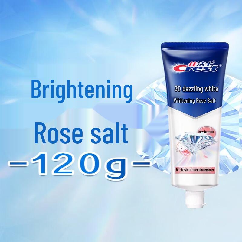Crest 3D White Rose Salt Whitening Toothpaste