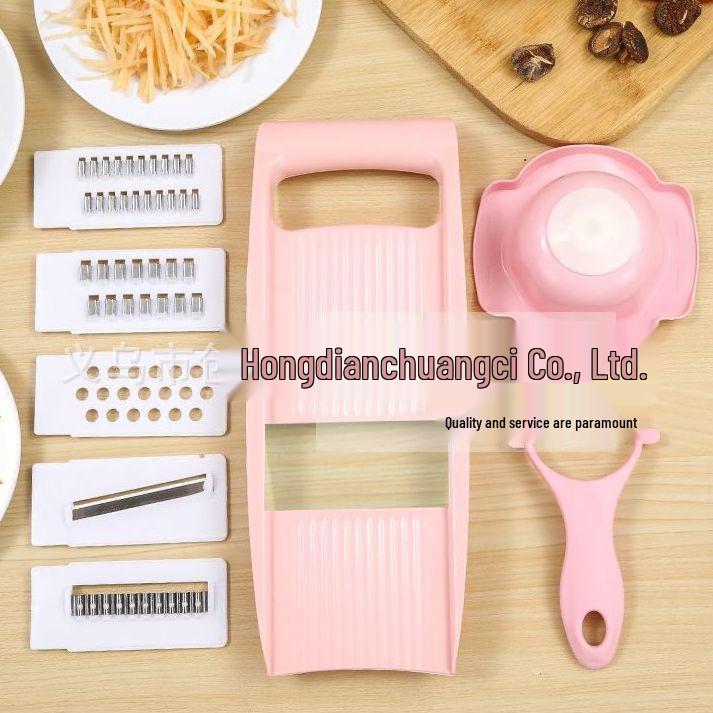 Multifunctional Vegetable and Potato Slicer: Kitchen Grater and Shredder for Home Use