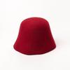 Autumn and winter new fashion casual women woolen bucket hat travel shopping retro felt top hat