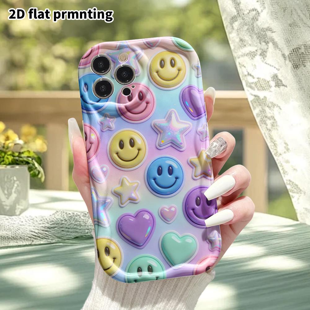 Phone Case: 2D Flat, Suitable for iPhone 18, 17, 16, 15, 14, 13, 12Pro Protective Case, Gradient Background, Perfect Christmas and Halloween Holiday G