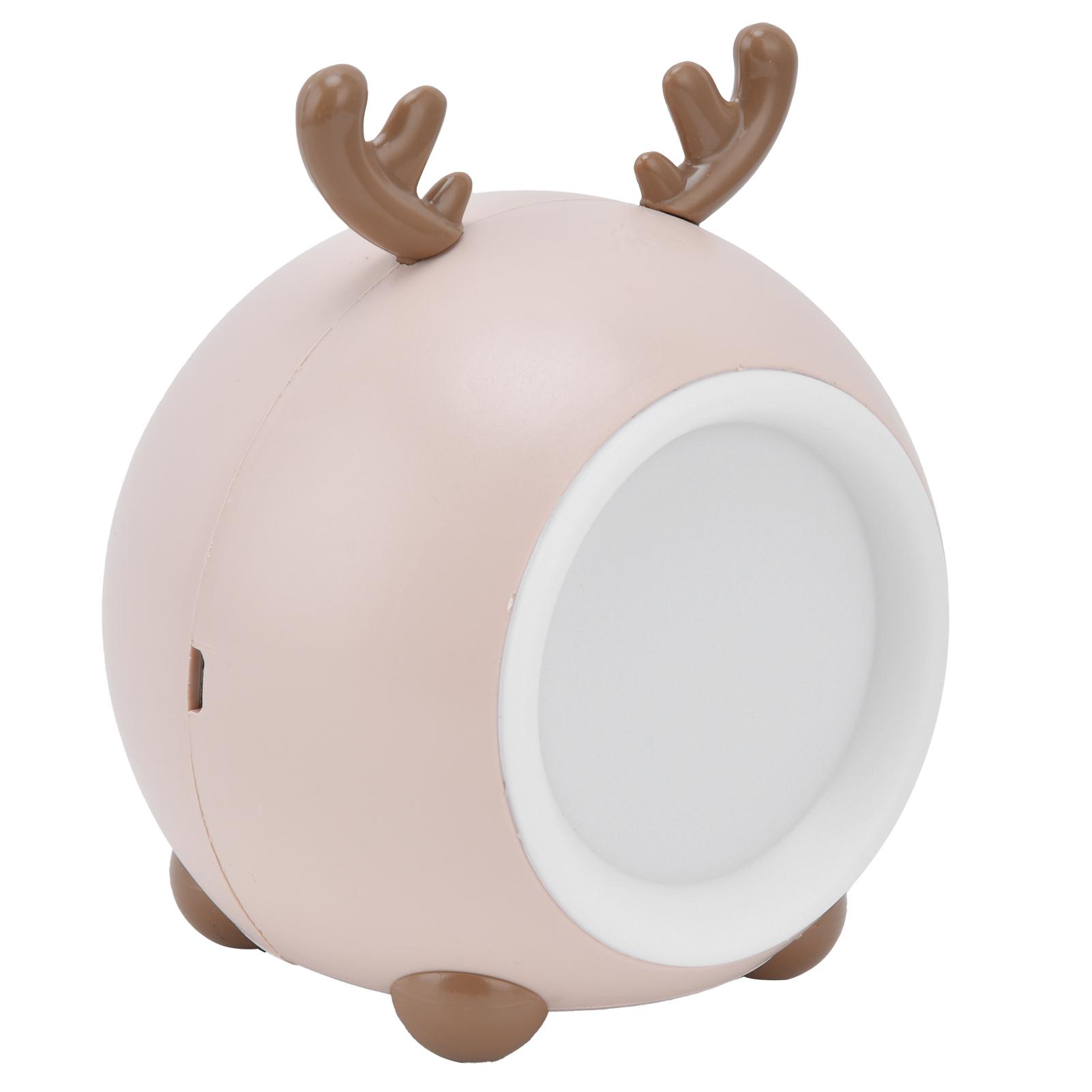 

Cute Pet Night Light Portable Adjustable Brightness Eye Protection Three Level Color Temperature Bedroom Night Light серый