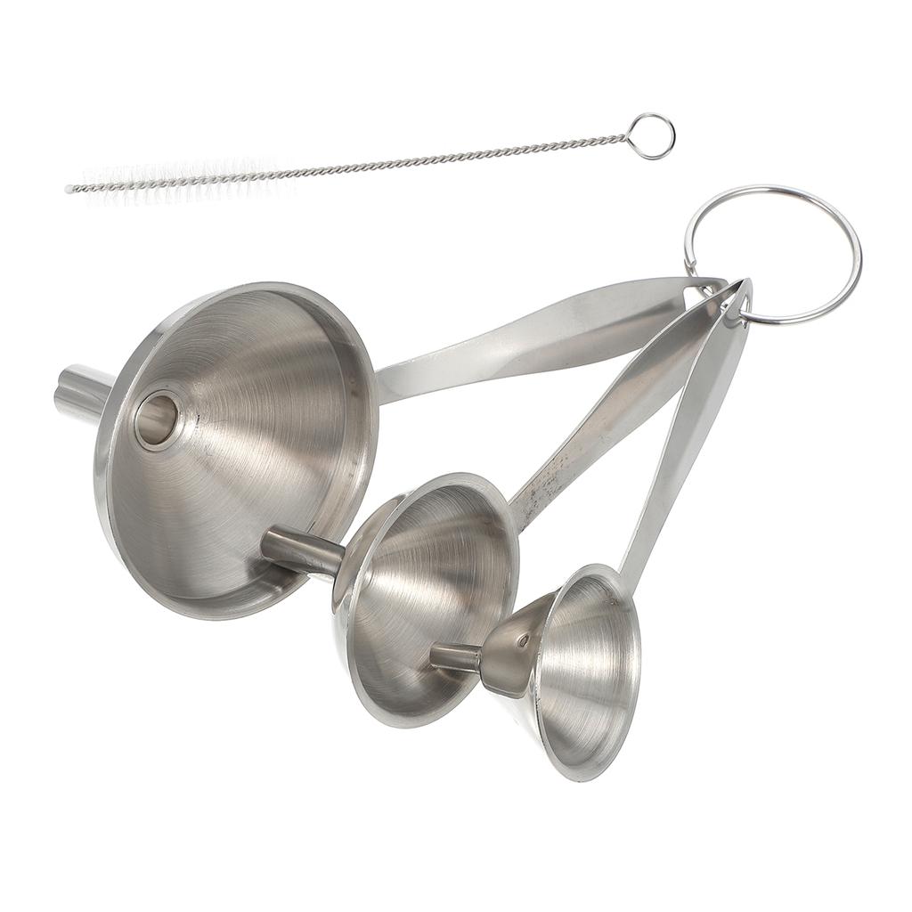 3 Stück Trichter Spender Sieb Ausgießen Wasser Öl Flüssigkeit Transfer Fülltrichter Filter