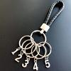 Leather Rope Digital Keychain: Versatile Keyring for Men, Women, Cars, and Hotel Rooms