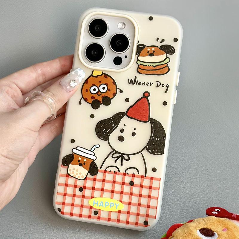 Zhitai Mobile Case for iPhone 11 to 15 Pro Max with Hand Strap, Jelly Skin Design for Women