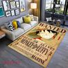 Luffy Poster One Piece Carpet Printing Floor Mats Gift Office Chair Cushion Art