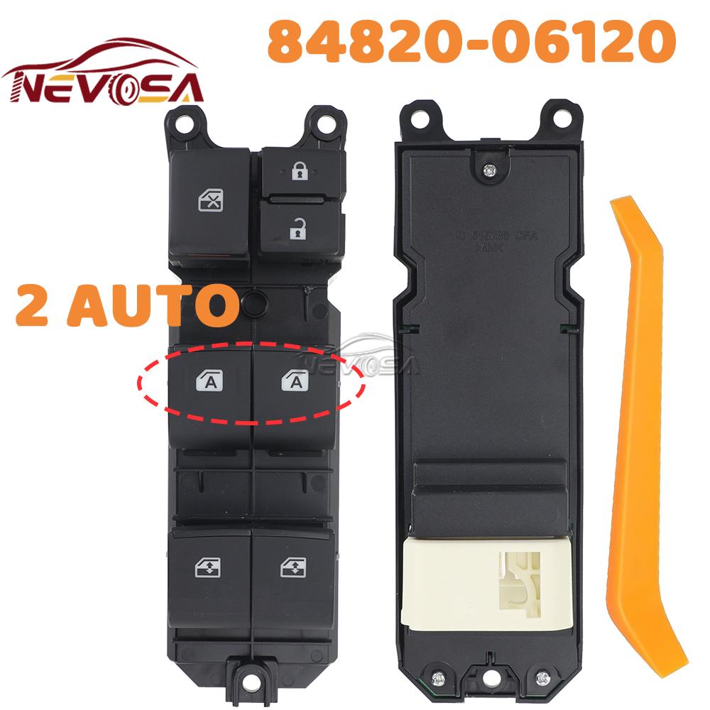 

Front Left Driver For 2Auto For Toyota Camry 2015 2016 2017 Electric Master Power Window Switch Button 84820-06120 8482006120 2 Auto