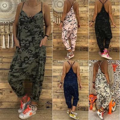 womens camouflage romper
