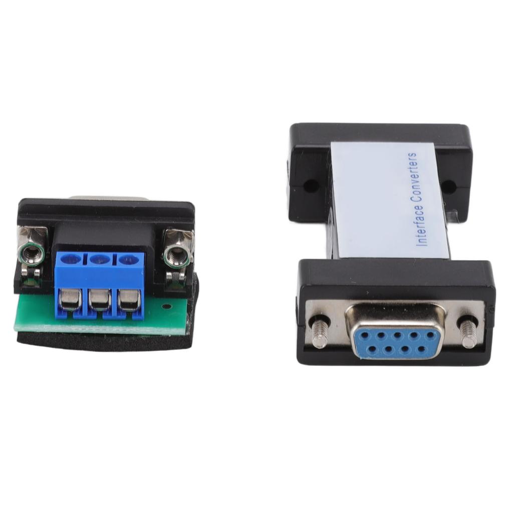 RS232 to RS485 Converter Bidirectional Interface ABS RS232 to RS485 Converter Adapter for Data Transmission