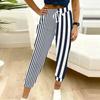 Summer Ladies Multi Style Printing Printed Sweatpants Loose Fit Drawstring Joggers Elastic Cuff Daily Casual Pants