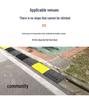 Plastic Ramp Pad: Car Uphill Climbing Slope Curb Threshold Speed Bump Step.
